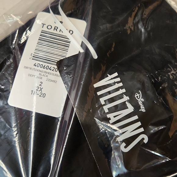 ❤️NWT VINTAGE TORRIID TEE URSULA DISNEY VILLAINS LITTLE MERMAID PRINCESS PLUS - Picture 6 of 12